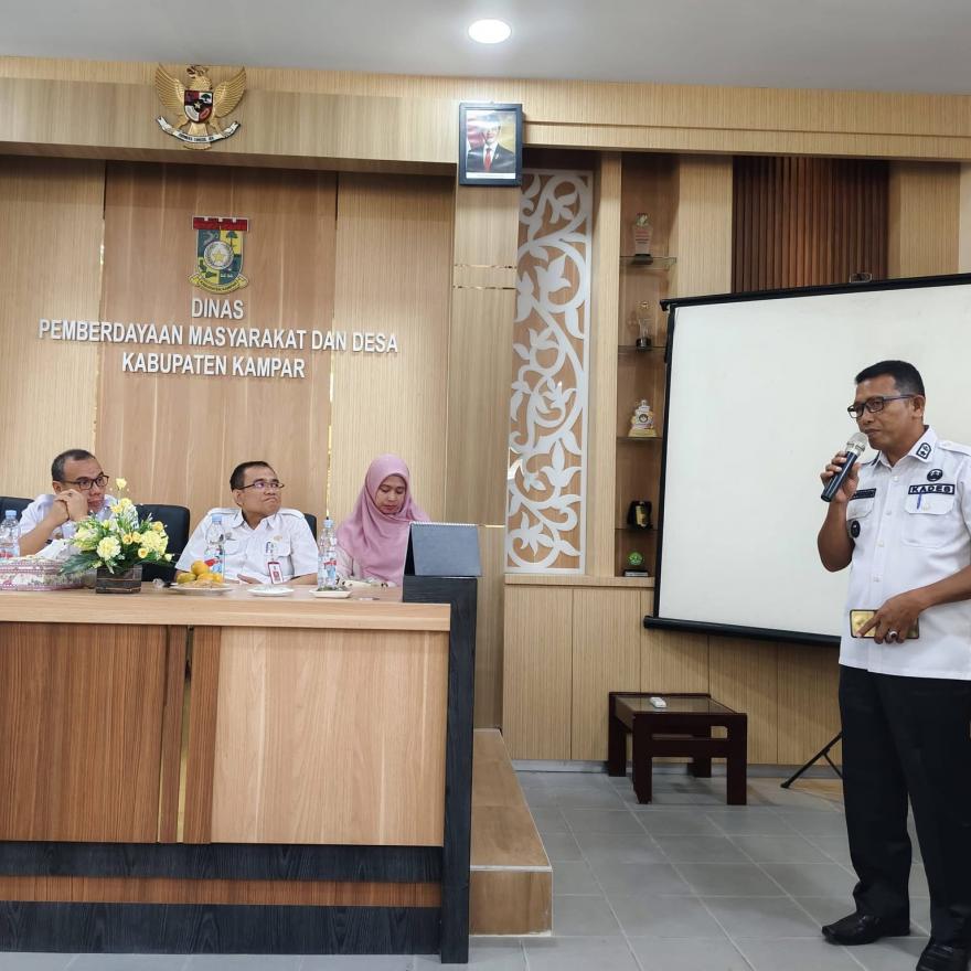 Serah terima jabatan Kepala dinas DPMD Kab.Kampar